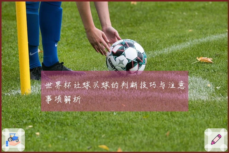 世界杯让球买球的判断技巧与注意事项解析
